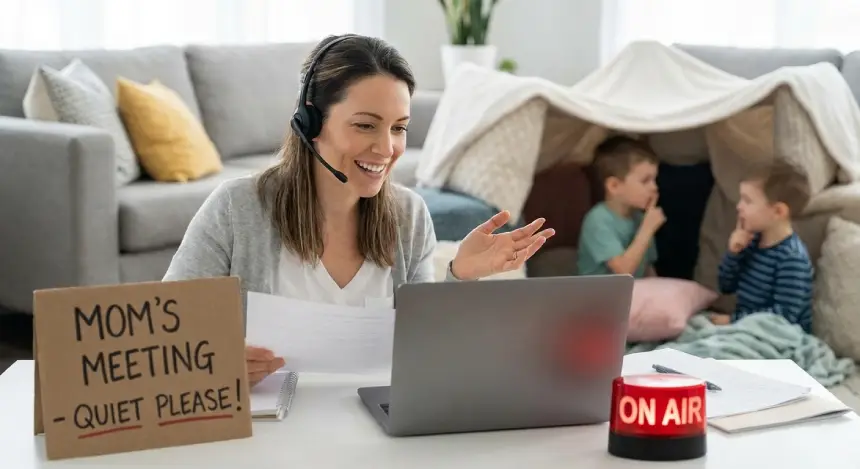 How to Run Better Meetings When Your Kids Are Home (And Actually Get Things Done)